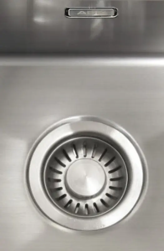 Fregadero ABK Bingara cuadrado de acero inoxidable 46x46cm enrasado, bajo encimera y de superficie BIN46FVI