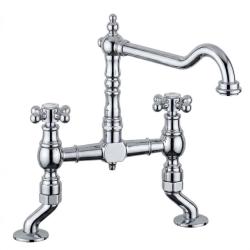 Grifo de cocina Nostalgic acero inoxidable V1979RVSST