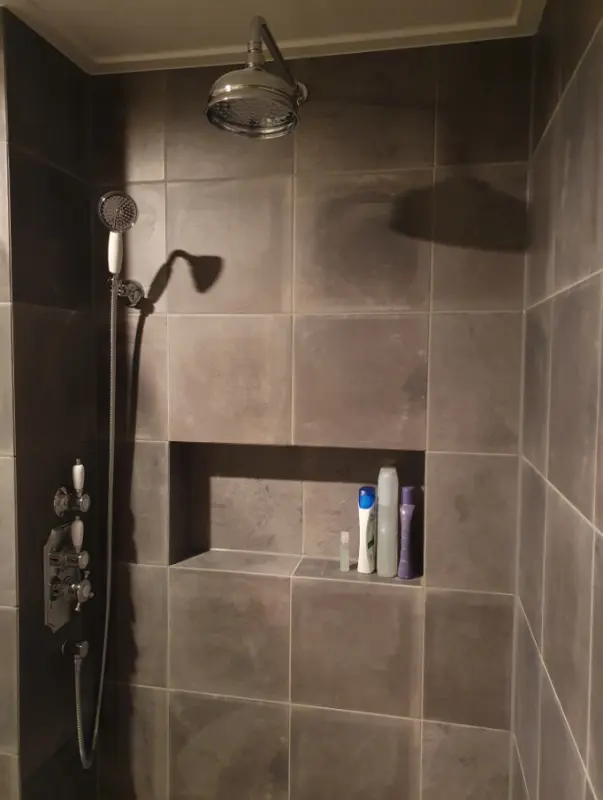 Conjunto de ducha Huber Victorian Nostalgic termostática empotrada 913.VT01H.AC