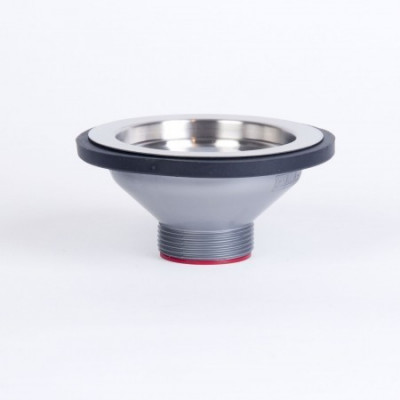 Franke drain fitting waste with plug for sink without overflow 1120049406