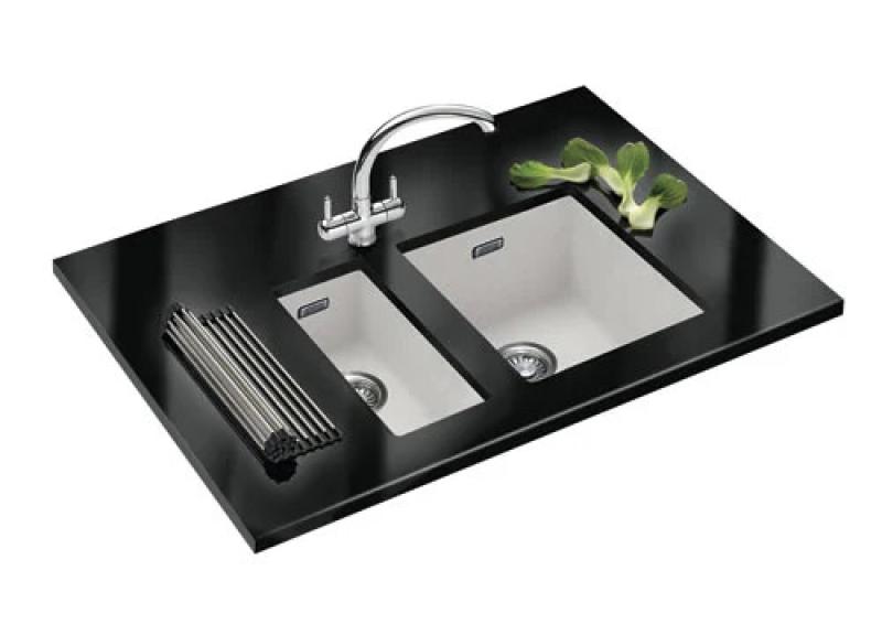 Franke Sirius 2 S2D 110.34 fregadero blanco de plástico 34x41cm bajo encimera 125.0252.229