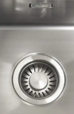 ABK Bingara Extra Large Stainless Steel Sink 80x40cm with Asymmetric Drain, Undermount, Topmount, and Flushmount Installation BIN80LFVI