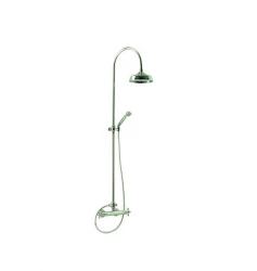 Columna de ducha termostática Cisal Arcana Cerámica en color dorado AC00408024