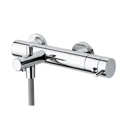 Termostato de baño Waterevolution Flow con set de teleducha negro mate T130TPR