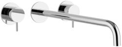 Grifo Waterevolution Flow  de lavabo empotrado 3 orificios cromado con caño 25cm 1208511212
