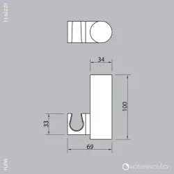 Conjunto de baño Waterevolution Flow blanco mate T1622BR