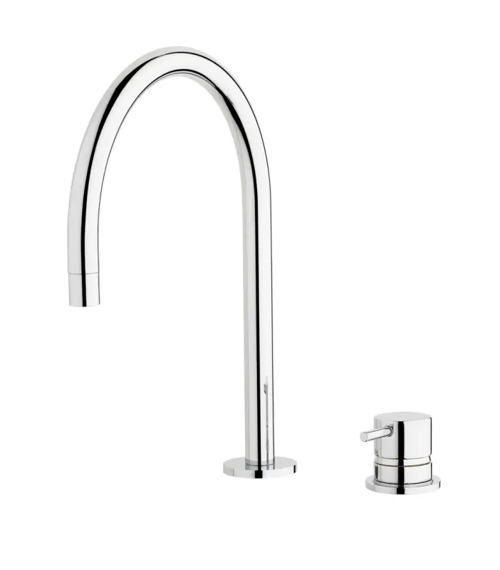 Grifo Waterevolution Flow de 2 orificios para lavabo cromado T112U01
