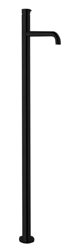 Grifo de lavabo Waterevolution Flow de pie monomando negro mate T113PR