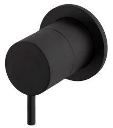 Waterevolution Flow Consealed washbasinmixer with easy box and automatic stop & go valve, built-in + external parts Black T118BPR