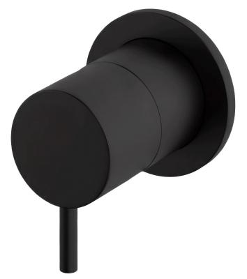 Waterevolution Flow Consealed washbasinmixer with easy box and automatic stop & go valve, built-in + external parts Black T118BPR