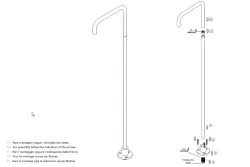 Grifo  Waterevolution Flow monomando blanco mate T1676BR