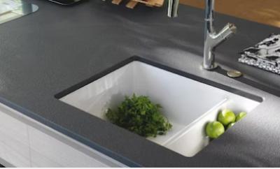 Franke sink Fraceram Cube KBK160 Glacier undermount 1260335714