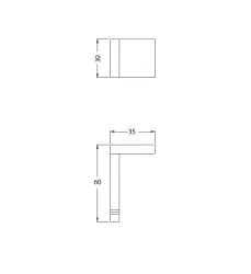 Toallero Waterevolution Deep cromado A25001