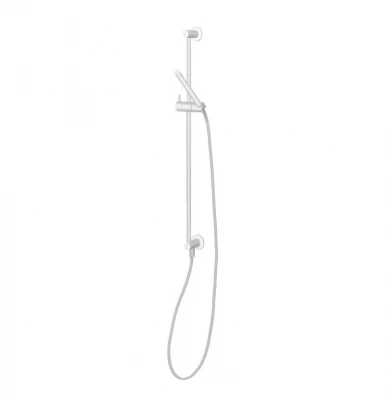 Waterevolution Flow Directional sliding whoer rail with outlet, flexible and handshower White T1661BR