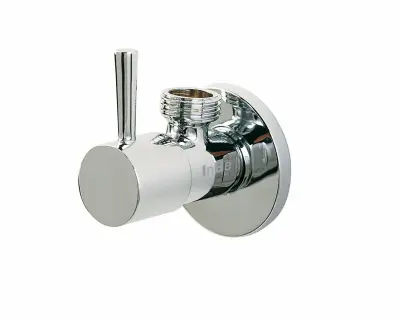 Clou InBe design angle stop valve type 1 round chrome