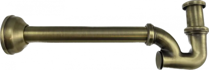 Sifón PB Unix classic para lavabo sifón para lavabo bronce metálico 1208676672