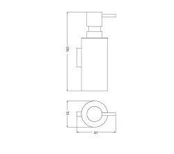 Dispensador de jabón Waterevolution Deep blanco mate A226BR