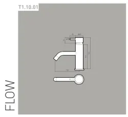 Grifo Watervolution Flow monomando  blanco mate T1101ABR