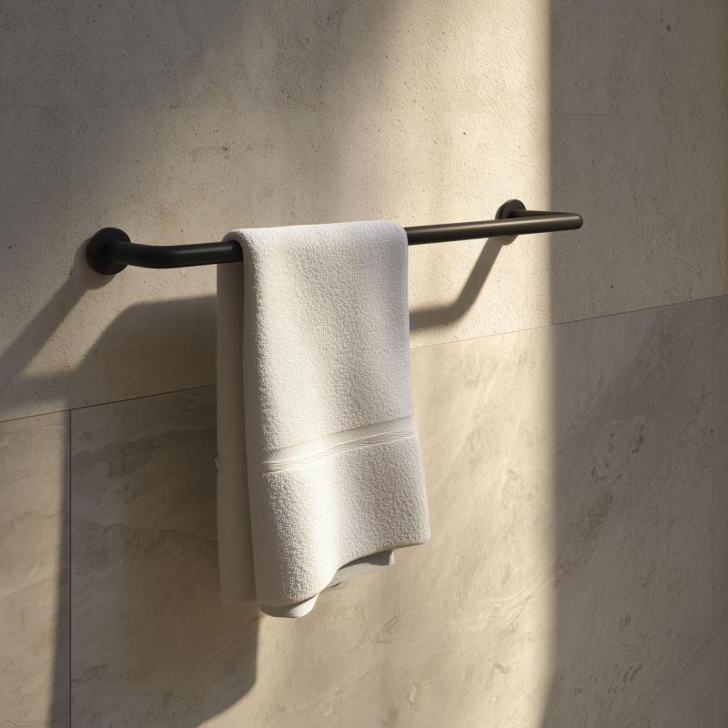 Toallero Waterevolution flow 35cm negro mate A111PR