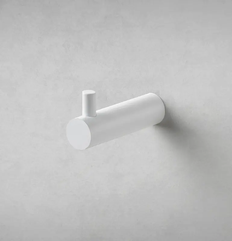 Colgador toallero Waterevolution Flow blanco mate A150BR