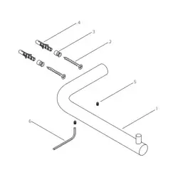 Portarrollos Waterevolution Flow sin tapa acero inoxidable A130IE