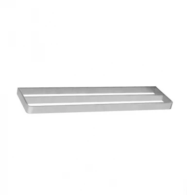 Waterevolution Deep Double towel rail 600 mm RVS A212DIE