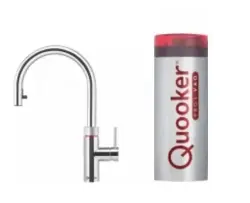 Hervidor de agua Quooker Flex Chrome PRO3 Agua caliente, fría y hirviendo 3XCHR