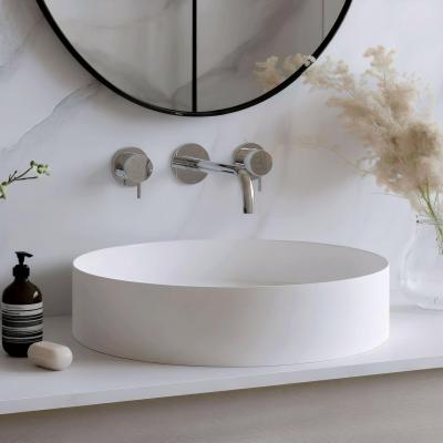 Waterevolution Flow 3-hole built-in sink faucet chrome with spout 15cm T1163F01-15