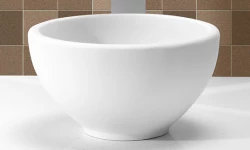Lavabo Solid S extrapequeño de superficie sólida, redondo, 20 x 20 x 11 cm, blanco mate, 1208852722