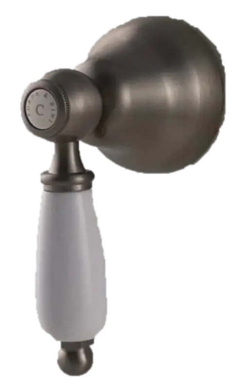 Grifo PB classic llave de paso empotrada con palanca blanca acero inoxidable 1208854672