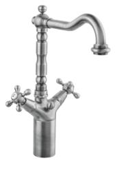 Grifo PB Classic de lavabo con caño alto y caño fuerte 18 cm Color bronce 1208854992