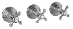 Kit PB Classic de ducha empotrado de 2 vias con desviador y manetas acero inoxidable 1208855382