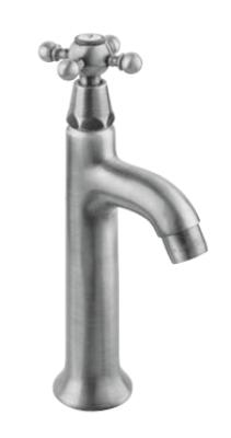 PB Classic washbasin tap with star handle cold water stainless steel 1208855552
