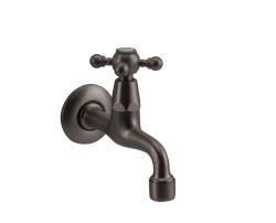 Grifo PB Classic mural con pomo de estrella agua fría acero inoxidable 1208855612
