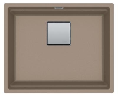 Franke Kubus KNG 110.52 kitchen sink 52x42 taupe granite undermount 125.0512.505