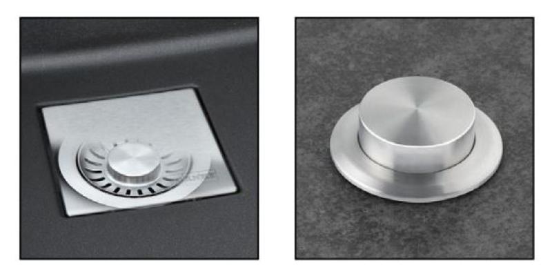 Fregadero Franke Kubus KNG 110.52 52x42 granito gris  bajo encimera 125.0527.400