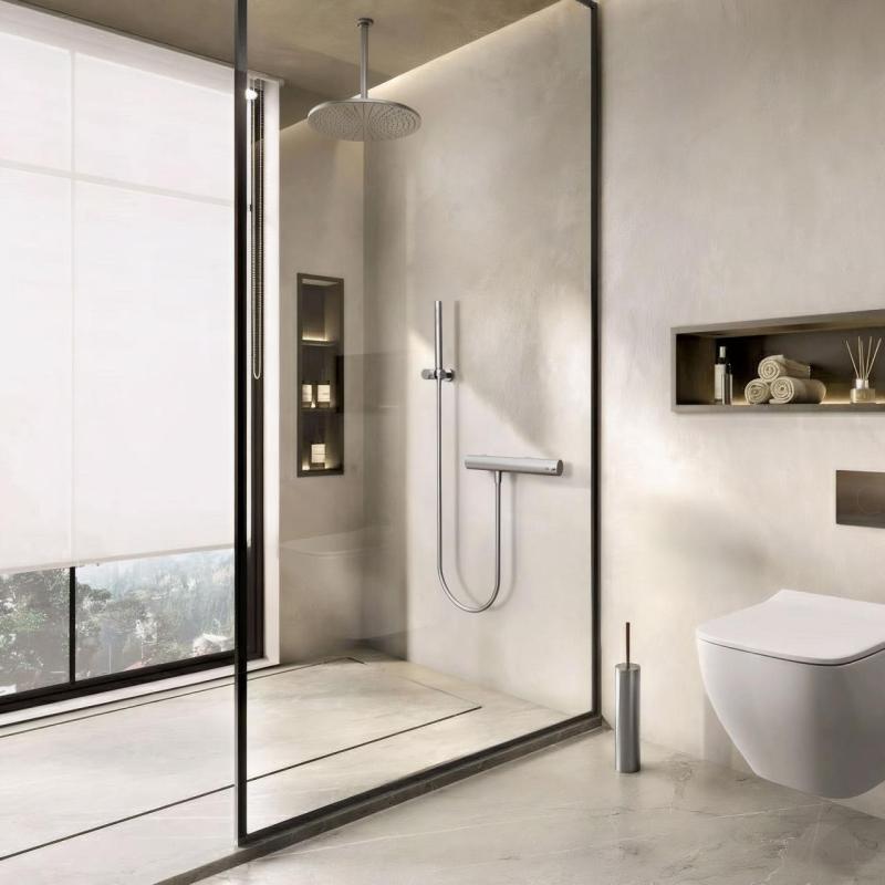 Termostato Waterevolution Flow de ducha con accesorios  de acero inoxidable T140TIE