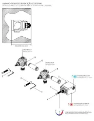 Termostato Waterevolution Flow  de ducha empotrado con 2 válvulas de cierre Cromo 1208916482