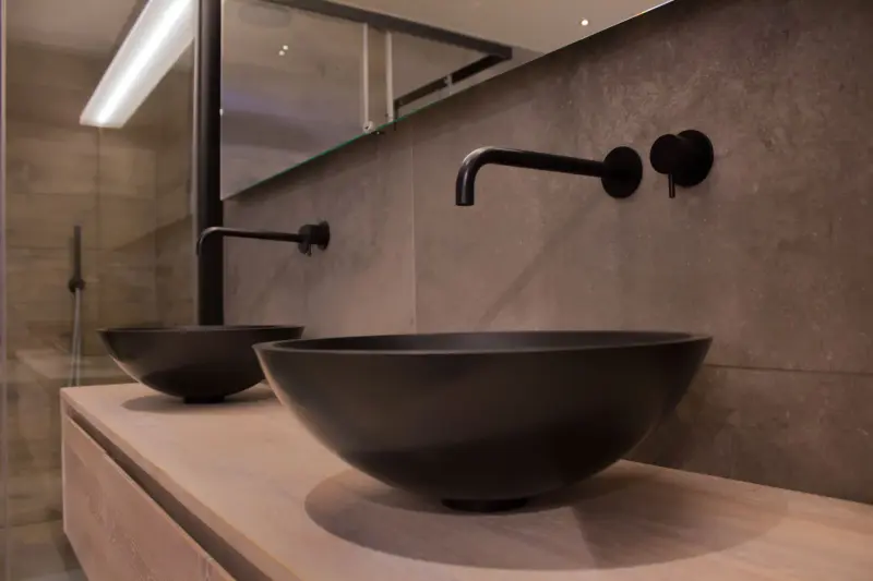 Solid-S Pure Lavabo de encastrar, cuenco redondo, acabado mate gris claro, 41 cm de ancho x 14 cm de alto, sin rebosadero, 1208919566