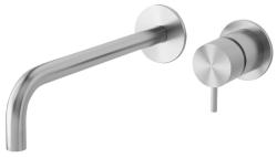Waterevolution Flow built-in washbasin faucet stainless steel length 21cm T116BIEV2