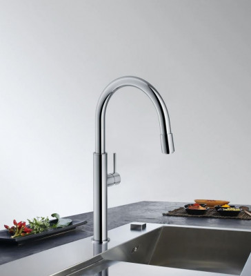 Franke Kitchen tap Pescara up & down fixed spout chrome 115.0523.286