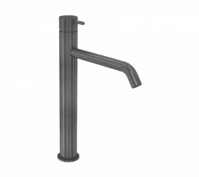 Waterevolution Flow washbasin tap for washbasin gun metal T115GME