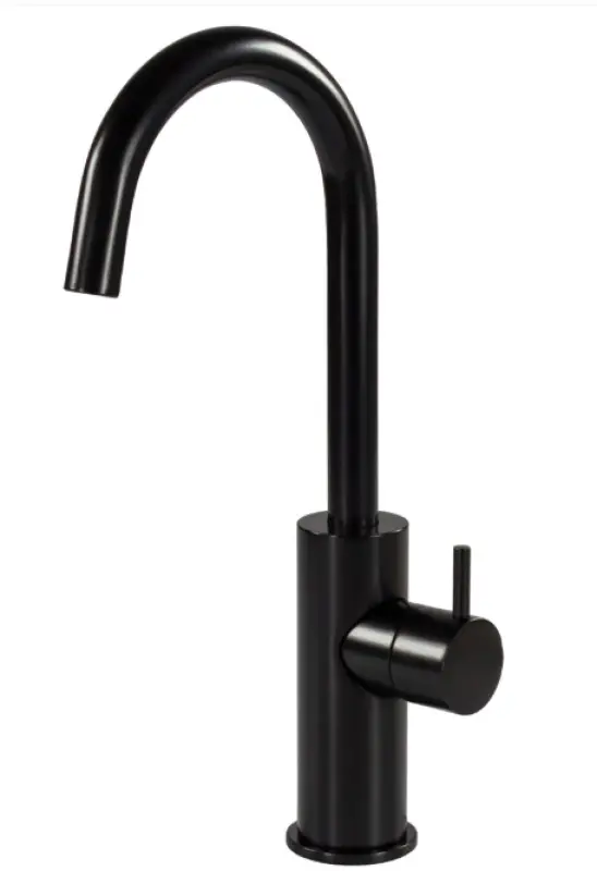 Grifo Waterevolution Flow para lavabo modelo alto negro mate T1121FPR