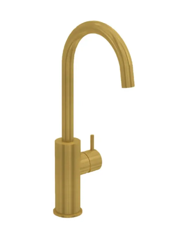Grifo para lavabo Watervolution Flow, modelo alto, latón cepillado T1121FULE