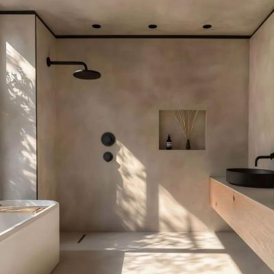 Waterevolution Flow Built-in Shower Thermostat with 1 diverter valve matt black 1208920978