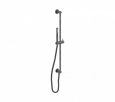 Waterevolution Flow sliding rail set with hand shower 800mm Gun Metal T1661GME