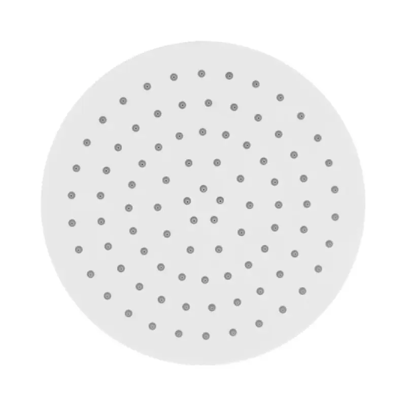 Ducha SB Rubinetterie Eco Air con efecto lluvia y economizador de agua Alcachofa de ducha 25 cm metal blanco mate 1208946741