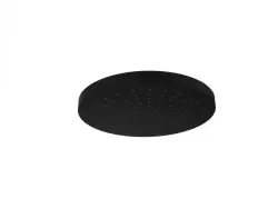 Ducha SB Rubinetterie Eco Air con efecto lluvia y economizador de agua Alcachofa de ducha 25 cm metal negro mate 1208946742