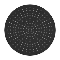 Ducha efecto lluvia SB Rubinetterie Eco Air alcachofa de ahorro de agua 30 cm metálica negro mate 1208946745