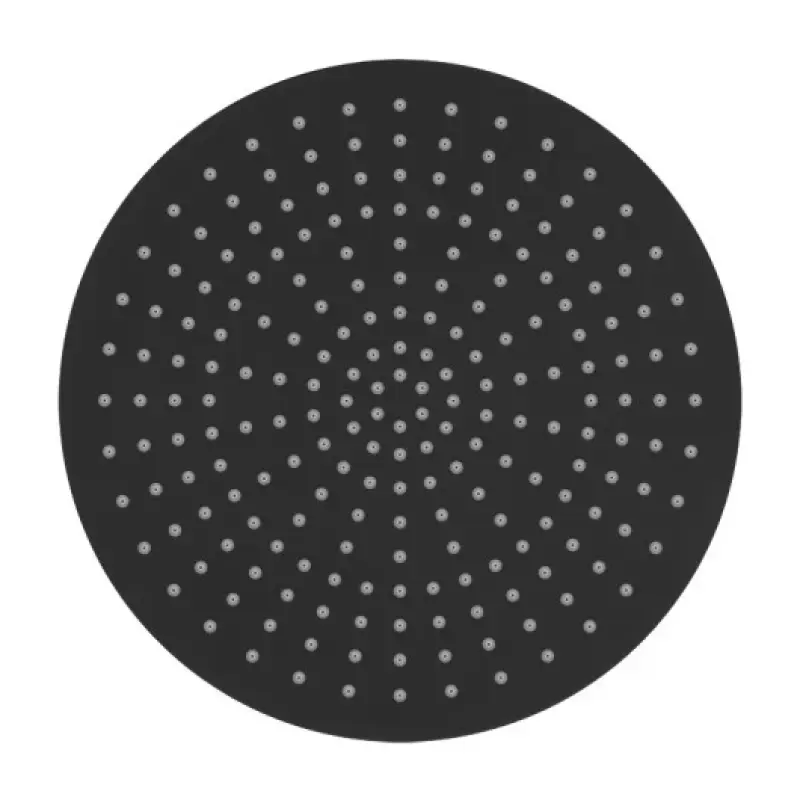 Ducha efecto lluvia SB Rubinetterie Eco Air alcachofa de ahorro de agua 30 cm metálica negro mate 1208946745